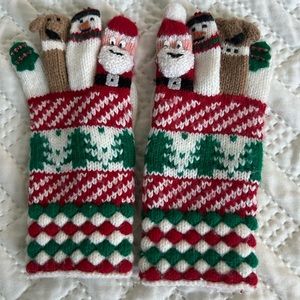 Toddler Christmas gloves
